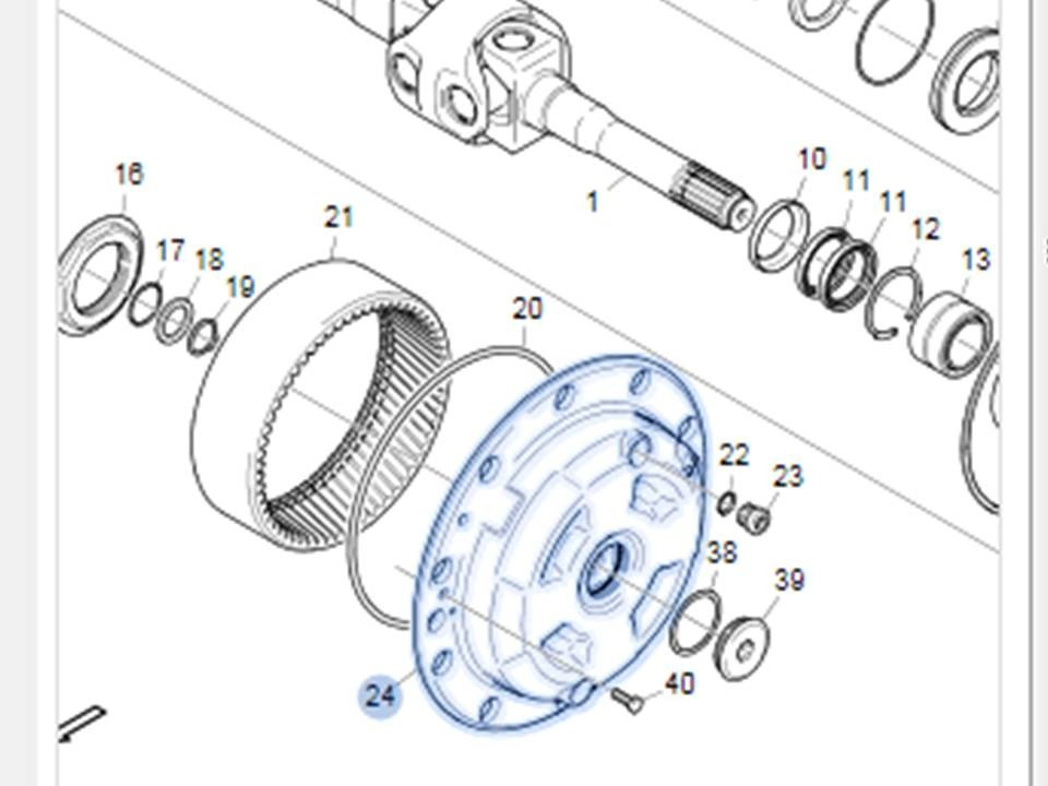 SCANIA 2477829 колёсный редуктор переднего ведущего колеса СКАНИЯ 2477829 Санкт-Петербург - изображение 1