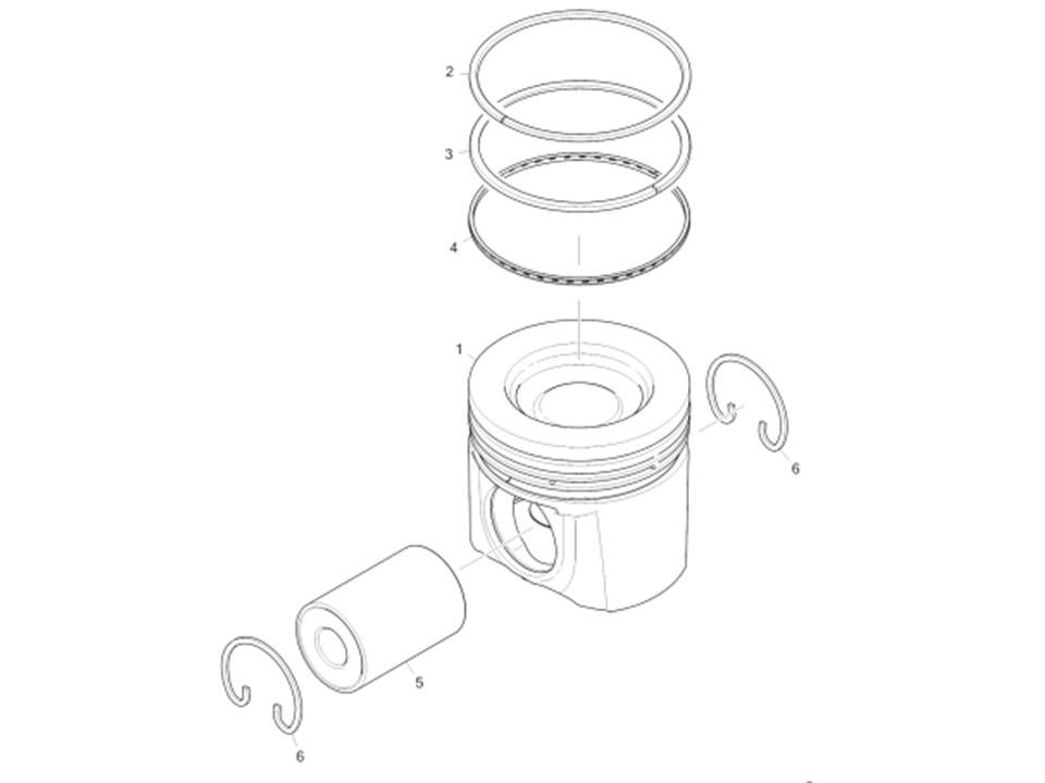 SCANIA 2545045 поршень с кольцами газового двигателя СКАНИЯ 2545045 Санкт-Петербург - изображение 1
