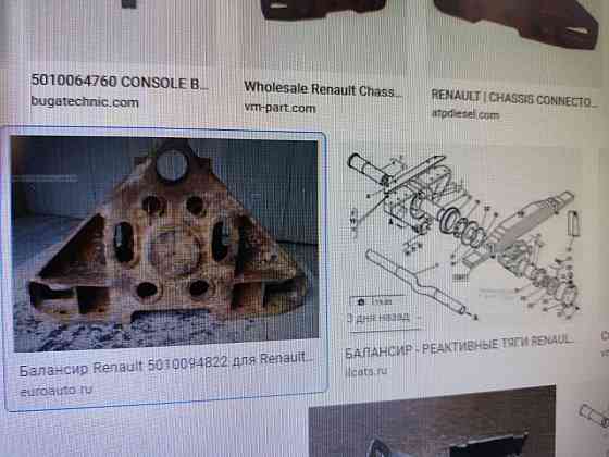 Ищу 5010094822 балансир на Рено Керакс. 5010064760. Вся Россия