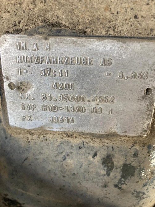 Ищу редуктор проходного моста Man HYD1370 37/11 (3.36), номер 81356006552.  - photo 1