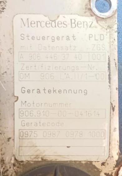 Ищу блок управления двигателем OM906LA.  - photo 1