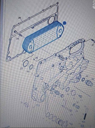 Scania 2793574 маслоохладитель скания 1448933 Санкт-Петербург - изображение 1