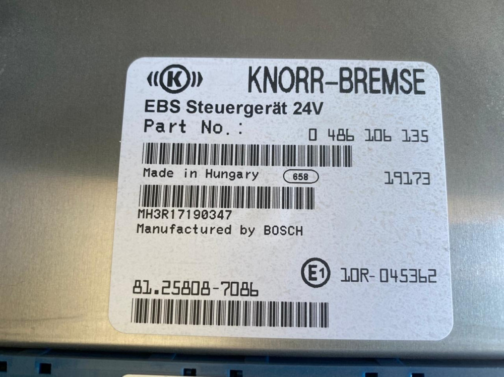 Нужен блок управления ABS 81258087086, именно с Мана с колесной формулой 8 на 4. Безнал с ндс.  - photo 1