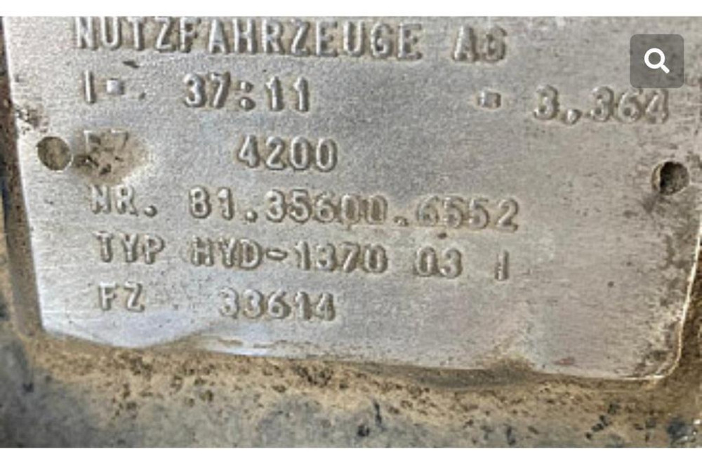 Ищу 81356006552 редуктор пpоxoдной МАN НYD-1370 37:11 3,36.  - photo 1