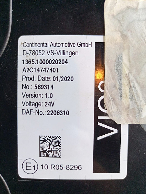 Ищу электронный блок VIC3, номер 2206310 DAF.  - photo 1