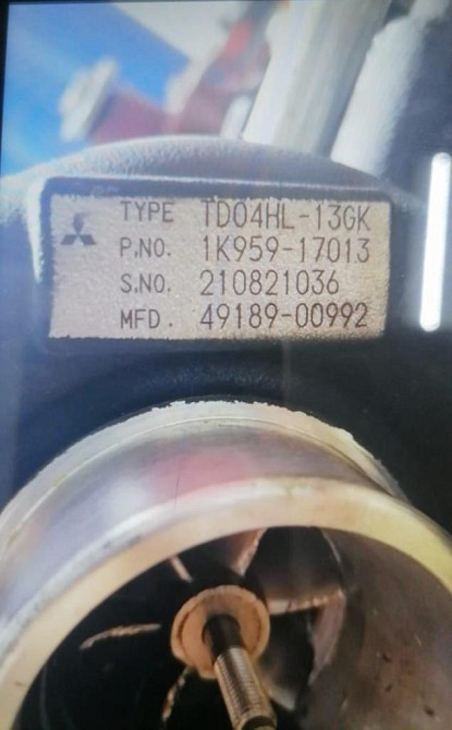 Нужен турбокомпрессор TD04HL-13GK.  - photo 1