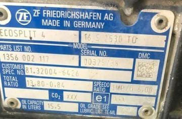 На MAN нужна кпп 16S2530TO в хорошем состоянии, с гарантией.  - photo 1