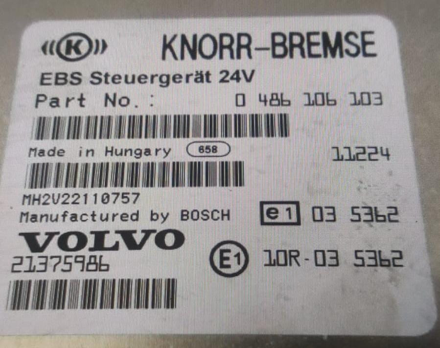 Ищу блок ebs 21375986 volvo (именно с такими цифрами).  - photo 1