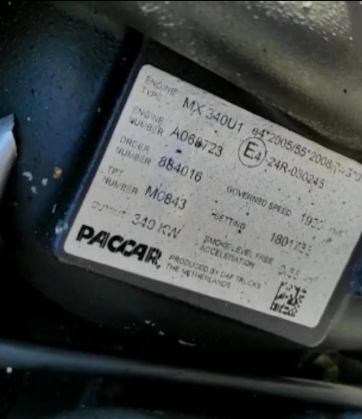 DAF MX340U1 Евро 5 Moscow